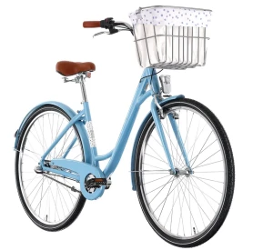 Rower miejski damski ROMET Pop Art Eco 28 blue sky 18" - M