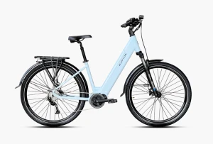 Rower elektryczny Barton M210 2.0 blue-white