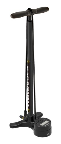 Pompka podłogowa LEZYNE SPORT GRAVEL DRIVE ABS-1 PRO CHUCK 220psi cyfrowy manometr czarna (NEW)-27984