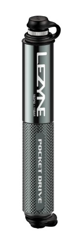 Pompka ręczna LEZYNE POCKET DRIVE ABS FLEX HOSE 160psi dł.krótka 140mm szara (NEW)-19292