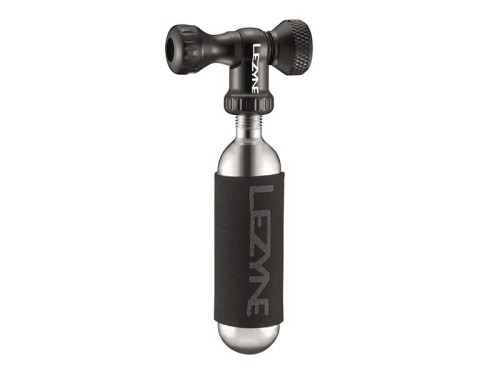 Pompka ręczna LEZYNE CONTROL DRIVE CO2 + 1x nabój gazowy 16g czarna (NEW)-2491