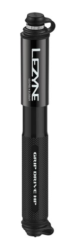 Pompka ręczna LEZYNE GRIP DRIVE HP S ABS FLEX PRESTA/SCHREDER 120psi dł.krótka 185mm czarna (NEW)-19322