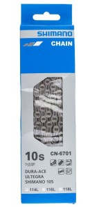 Shimano łańcuch Ultegra CN-6701 10rz 114ogniw + pin